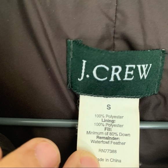 J.Crew Brown Down FIlled Puffer Vest - Picture 5 of 5